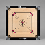 Carrom Board With Coins
