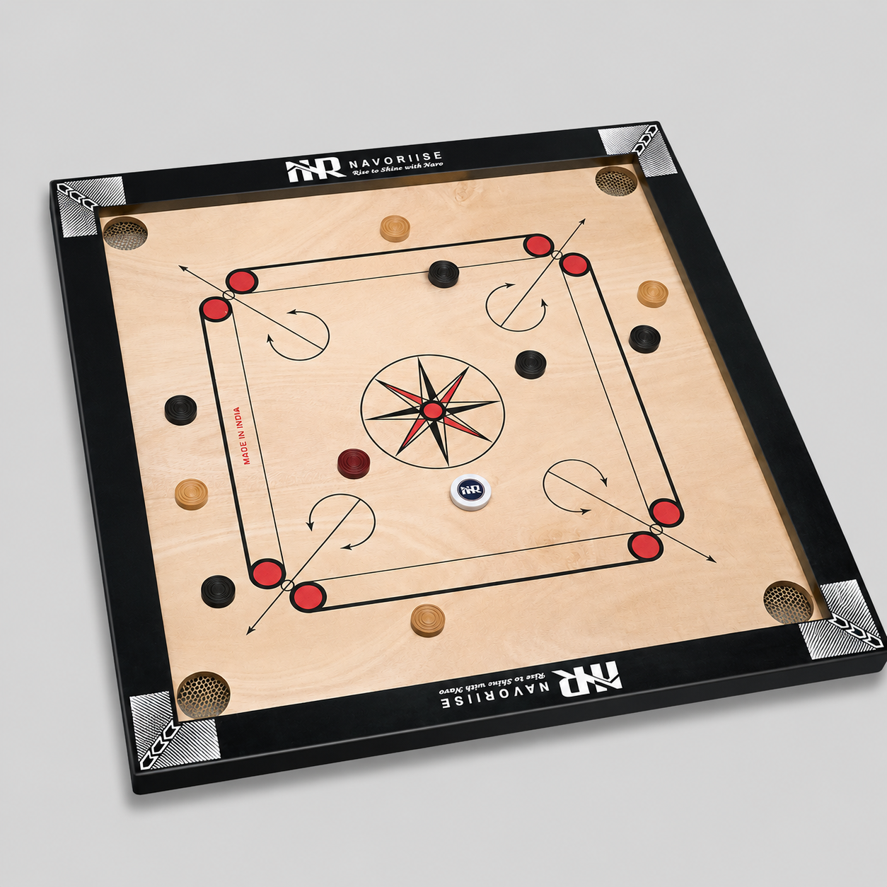 Carrom Board With Coins
