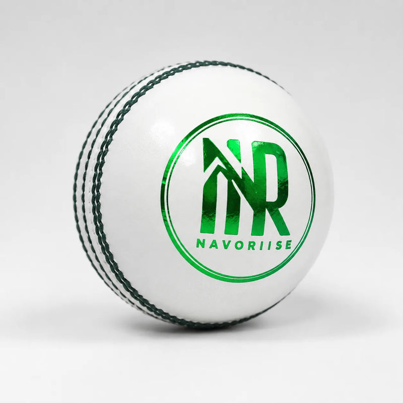 White – Leather Cricket Ball